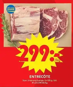 ICA Maxi Entrecôte erbjuda