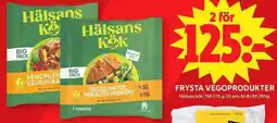 ICA Maxi Hälsans kök vegoprodukter erbjuda