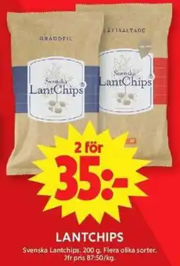 ICA Maxi Lantchips erbjuda