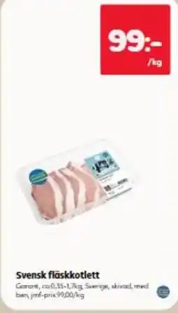 Hemköp Garant fläskkotlett erbjuda