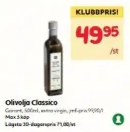 Hemköp Garant olivolja classico erbjuda