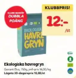Hemköp Garant havregryn erbjuda