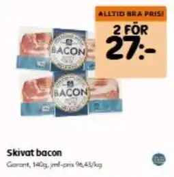 Hemköp Garant skivat bacon erbjuda