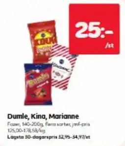 Hemköp Dumle, Kina, Marianne erbjuda