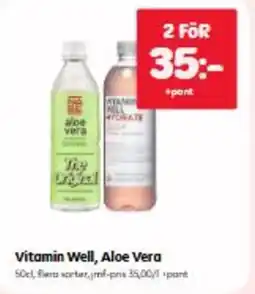 Hemköp Vitamin Well, Aloe Vera erbjuda