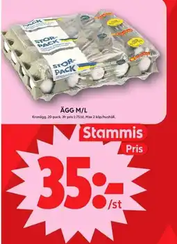 ICA Maxi Ägg M/L erbjuda