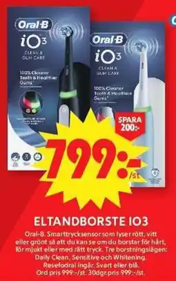 ICA Maxi Oral-B el tandborste io3 erbjuda