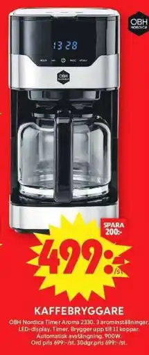 ICA Maxi Obh kaffebryggare erbjuda