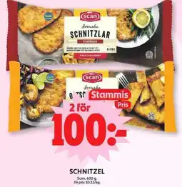 ICA Maxi Scan Schnitzel erbjuda