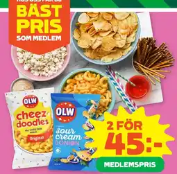 Coop Olw cheez doodles erbjuda