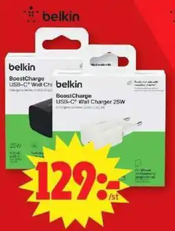 ICA Maxi Belkin BoostCharge USB-C Wall Charger 25W erbjuda