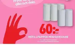 ICA Maxi Refillpapper miniskrivare erbjuda