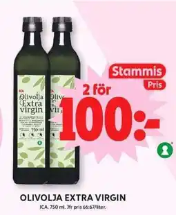 ICA Maxi Ica olivolja extra virgin erbjuda