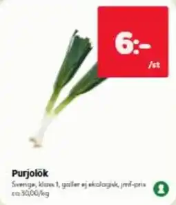 Hemköp Purjolök erbjuda