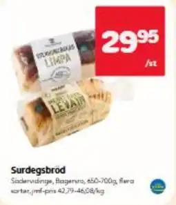 Hemköp Surdegsbröd erbjuda