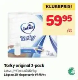 Hemköp Lotus Torky original erbjuda