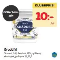 Hemköp Gräddfil erbjuda