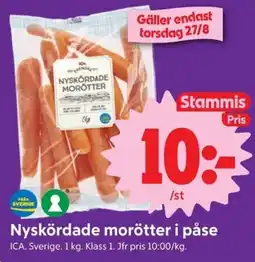 ICA Nära Nyskörda morötter erbjuda