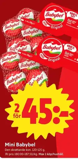 ICA Nära Mini Babybel erbjuda