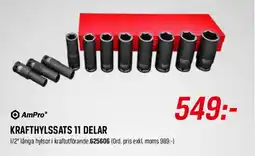 Tools AmPro kraftlyssats 11 delar erbjuda