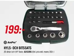 Tools AmPro hyls- och bitssats erbjuda