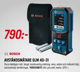 Tools Bosch Avståndsmätare GLM 40-31 erbjuda