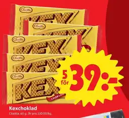 ICA Nära Cloetta Kexchoklad erbjuda