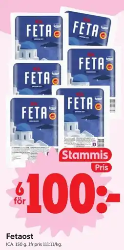 ICA Nära Ica fetaost erbjuda