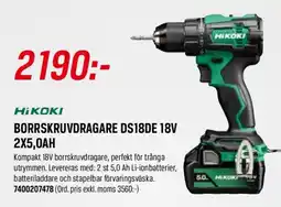 Tools Hikoki borrskruvdragare ds18de 18v erbjuda