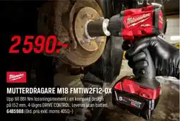 Tools Milwaukee mutterdragare m18 fmtiw2f12-ox erbjuda