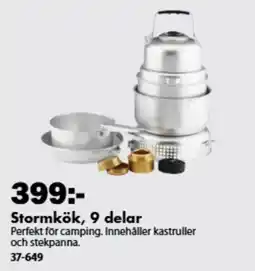 Biltema Stormkök, 9 delar erbjuda