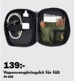 Biltema Vapenrengöringskit för fält erbjuda
