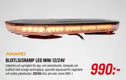 Tools Award blixtljusramp led mini 12/24v erbjuda