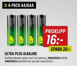 Tools Ultra Plus Alkaline erbjuda