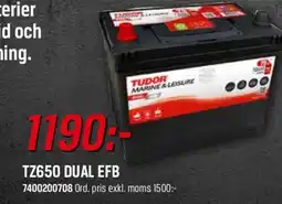 Tools Tudor tz650 dual efb erbjuda