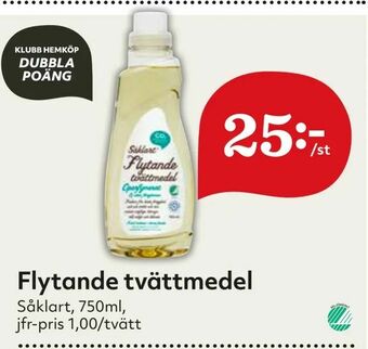 Flytande tvättmedel