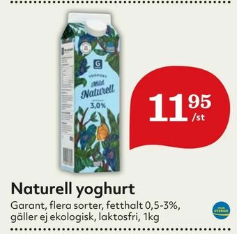 Hemköp Naturell yoghurt erbjuda