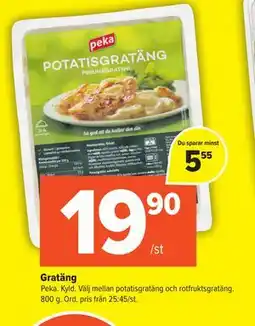 Coop Extra Gratäng erbjuda