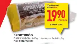 Willys SPORTBRÖD erbjuda