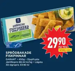 Willys SPRÖDBAKADE FISKPINNAR erbjuda