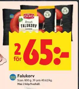 ICA Supermarket Falukorv erbjuda