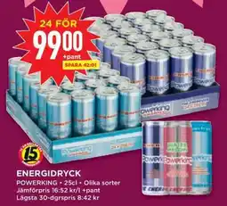 Willys ENERGIDRYCK erbjuda