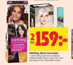 ICA Supermarket Hårfärg, Root Concealer erbjuda