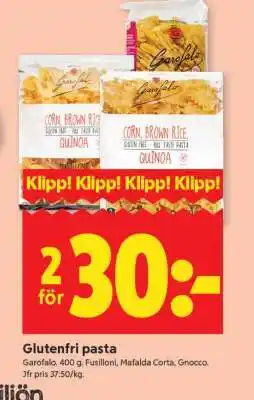ICA Supermarket Glutenfri pasta erbjuda