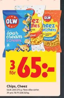 ICA Supermarket Chips, Cheez erbjuda
