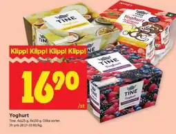 ICA Supermarket Tine Yoghurt erbjuda