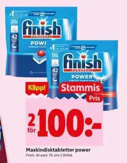 ICA Supermarket Maskindisktabletter power erbjuda