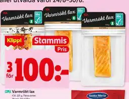 ICA Supermarket Varmrökt lax erbjuda