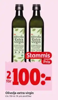 ICA Supermarket Olivolja extra virgin erbjuda