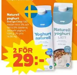 Stora Coop NATURELL YOGHURT erbjuda